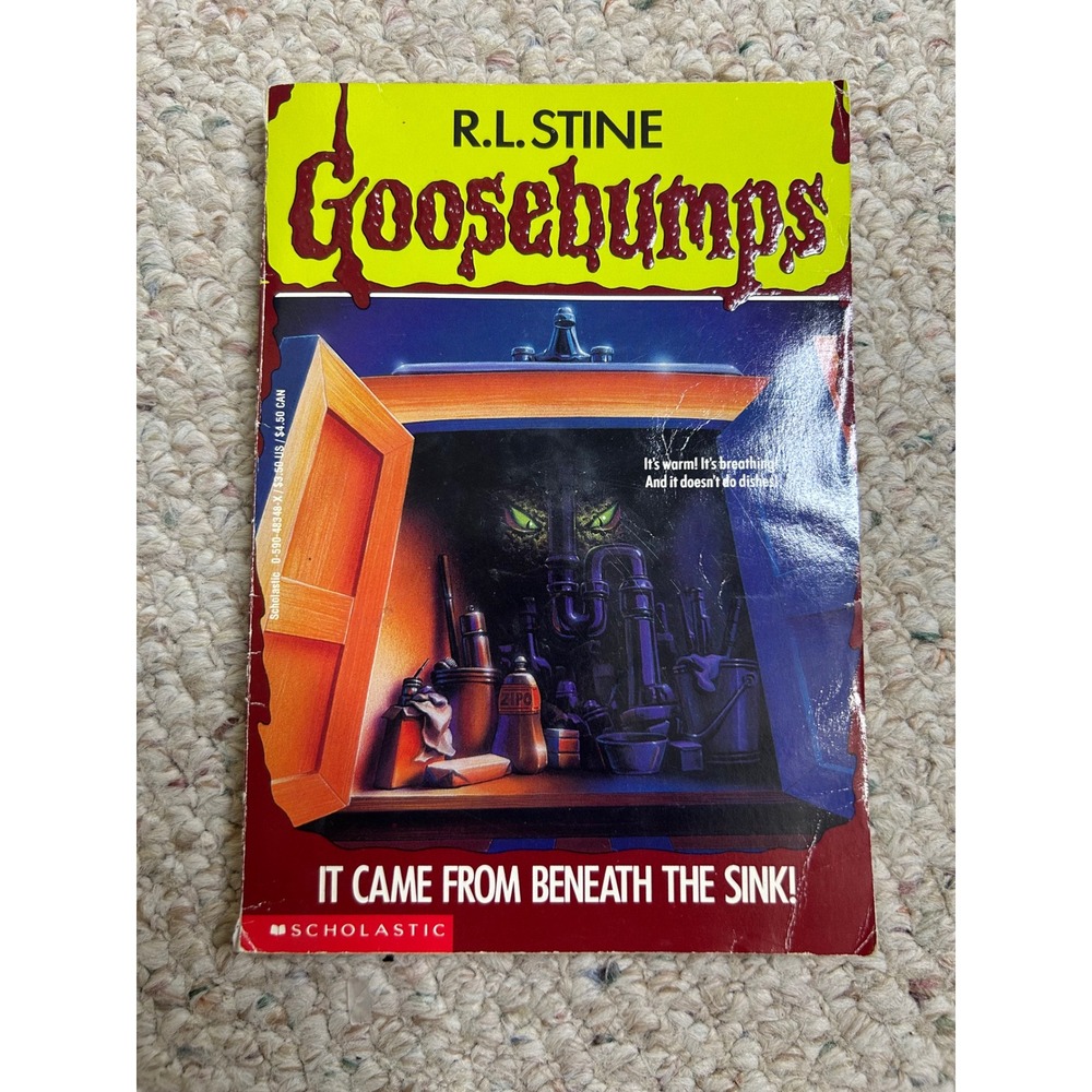 Goosebumps #30 It Came From Beneath the Sink R.L. Stine 1st Printing 1995 Book